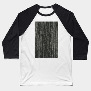 Black Fabric Texture Baseball T-Shirt